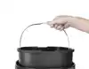 AFVALBAK DESQ TOUCH 30 LITER RVS ZILVER