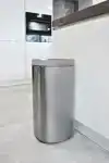 AFVALBAK DESQ TOUCH 50 LITER RVS ZILVER