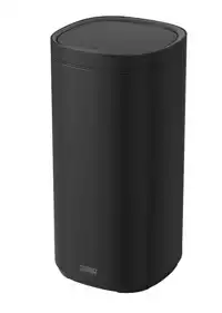AFVALBAK DESQ TOUCH 30 LITER RVS ZWART