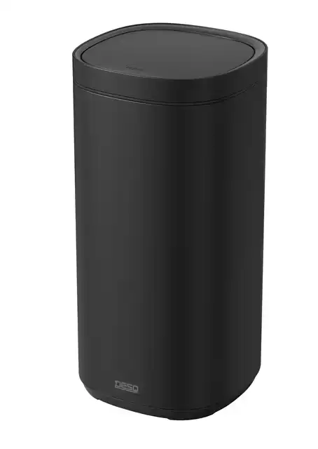 AFVALBAK DESQ TOUCH 30 LITER RVS ZWART