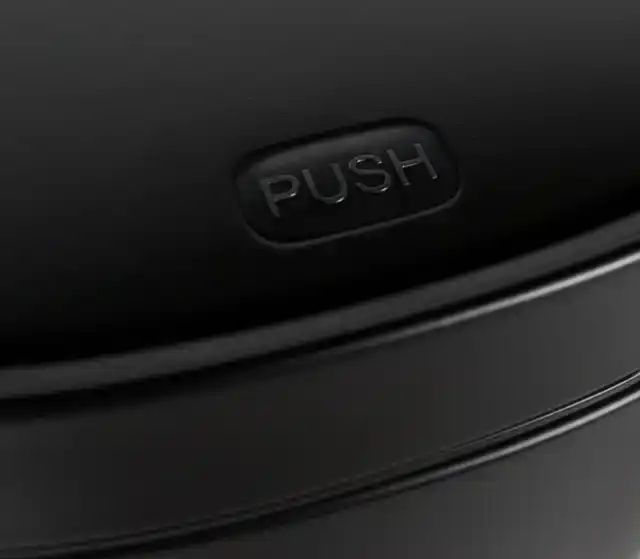 AFVALBAK DESQ TOUCH 30 LITER RVS ZWART