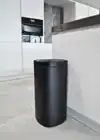 AFVALBAK DESQ TOUCH 30 LITER RVS ZWART