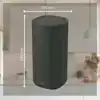 AFVALBAK DESQ TOUCH 30 LITER RVS ZWART