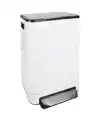 PEDAALEMMER DESQ 40 LITER RVS WIT