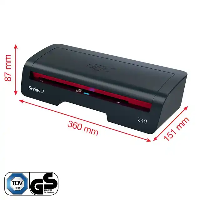 LAMINEERMACHINE GBC 240 HOME OFFICE A4