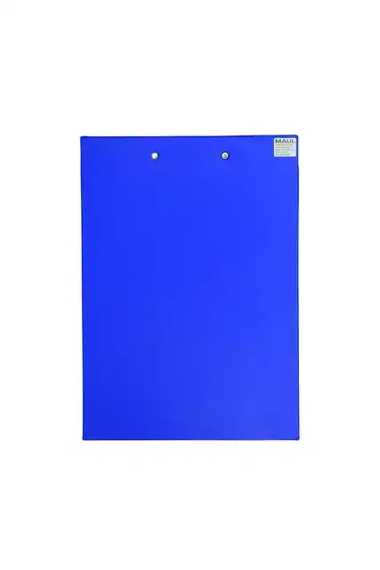 KLEMBORD MAUL A4 STAAND PVC BLAUW