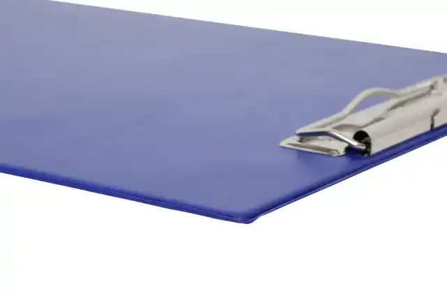 KLEMBORD MAUL A4 STAAND PVC BLAUW