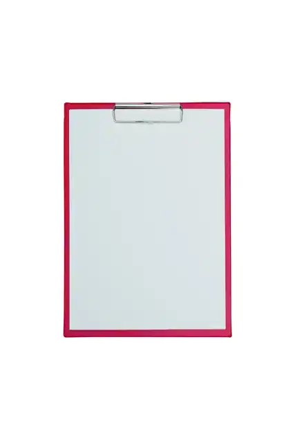 KLEMBORD MAUL A4 STAAND PVC ROOD