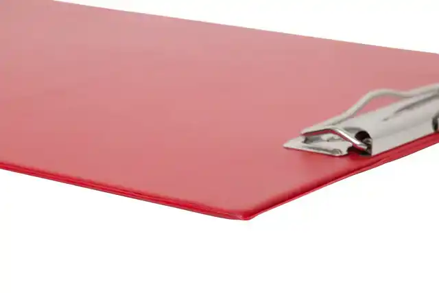 KLEMBORD MAUL A4 STAAND PVC ROOD