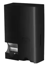 DAMESHYGIëNEDISPENSER KLEIN RVS ZWART