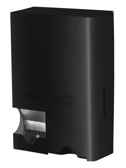 DAMESHYGIÃ«NEDISPENSER KLEIN RVS ZWART