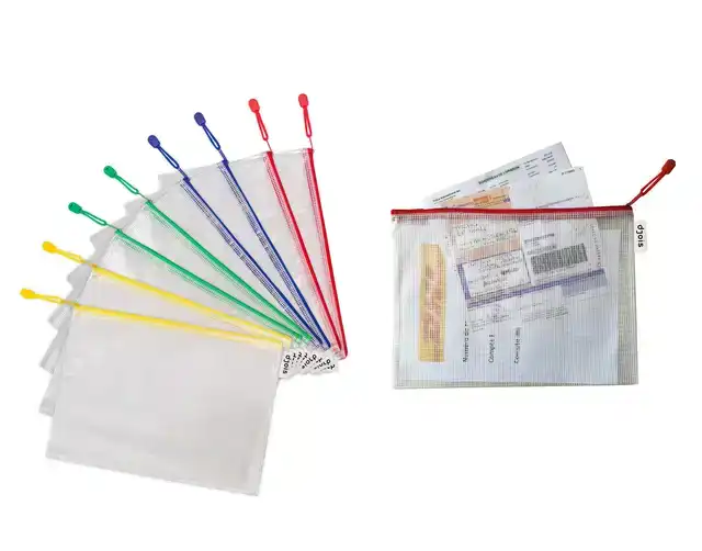 OPBERGTAS DJOIS MET RITS A4 ASSORTI