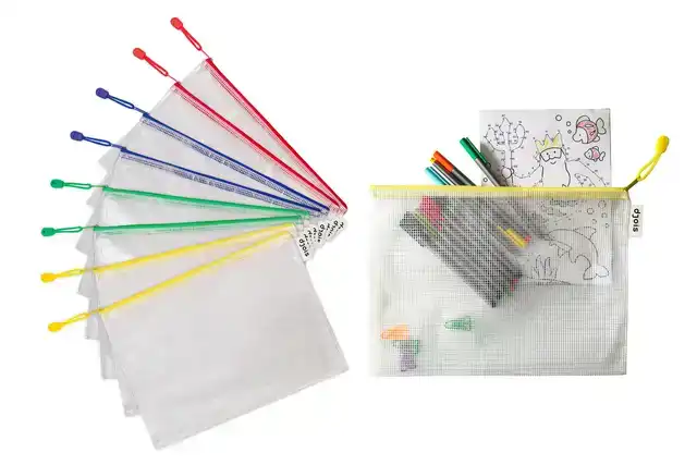 OPBERGTAS DJOIS MET RITS A4 ASSORTI