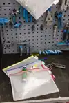 OPBERGTAS DJOIS MET RITS A4 ASSORTI