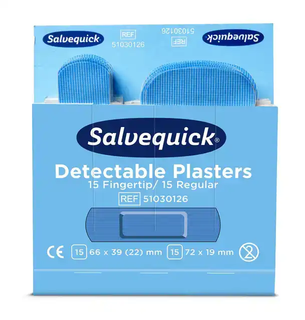 PLEISTERS SALVEQUICK BLAUW DETECTABEL