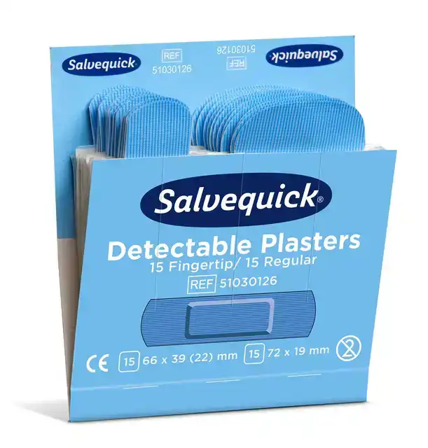 PLEISTERS SALVEQUICK BLAUW DETECTABEL