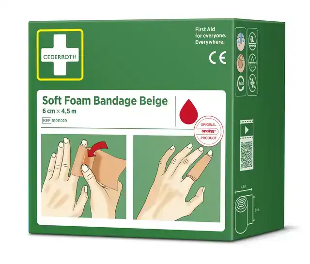 BANDAGE CEDERROTH SOFT FOAM BEIGE
