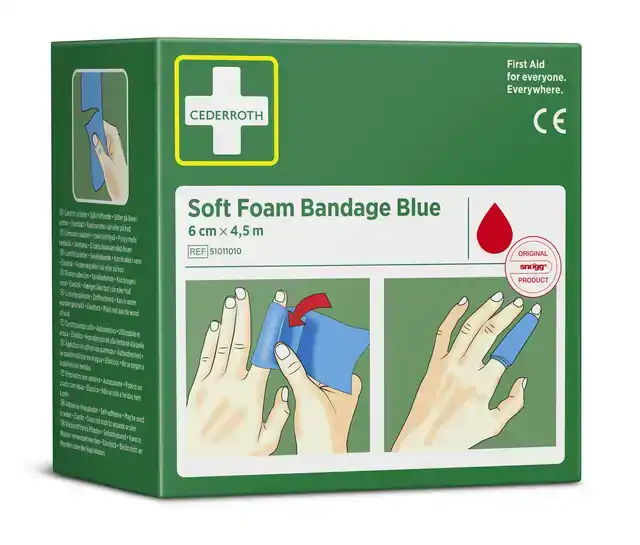 BANDAGE CEDERROTH SOFT FOAM BLAUW