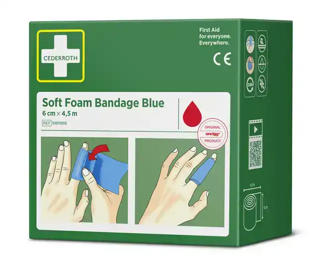 BANDAGE CEDERROTH SOFT FOAM BLAUW