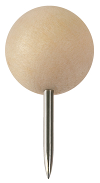 PUNAISES NOBO HOUT VOOR MEMOBORD 40ST