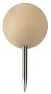 PUNAISES NOBO HOUT VOOR MEMOBORD 40ST