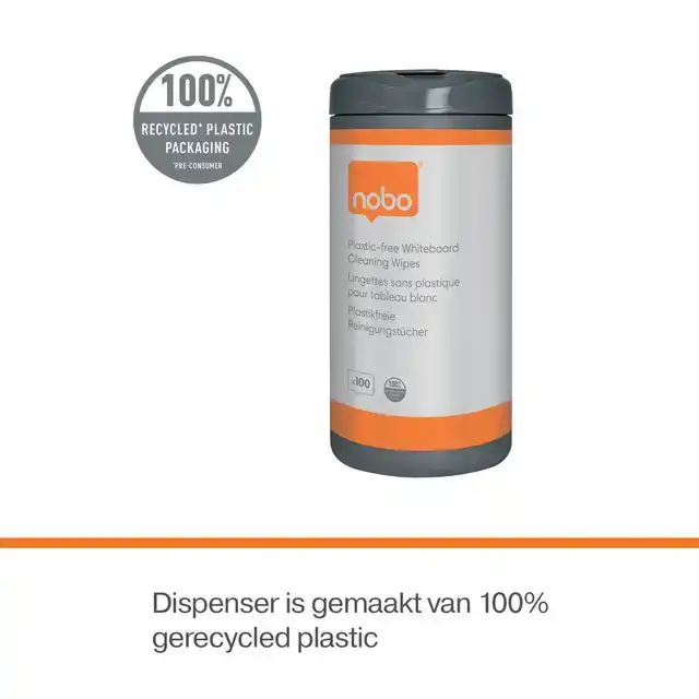 WHITEBOARDREINIGINGSDOEKJES NOBO