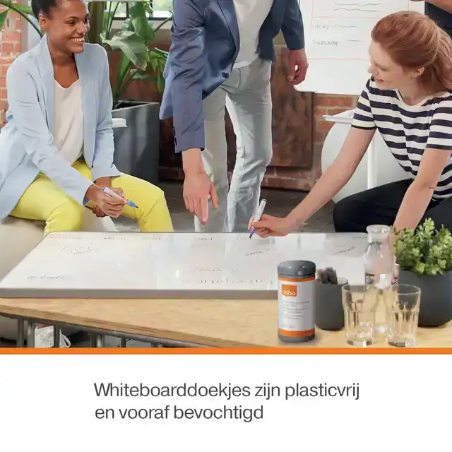 WHITEBOARDREINIGINGSDOEKJES NOBO