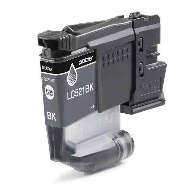 INKTCARTRIDGE BROTHER LC-521BK ZWART