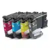 INKTCARTRIDGE BROTHER LC-521 ZWART + 3