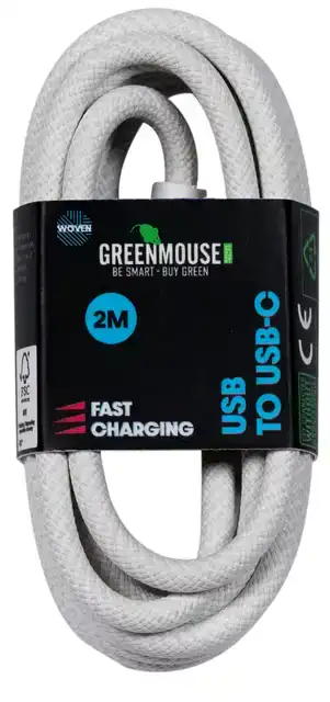 KABEL GREEN MOUSE USB-A TO USB-C DATA