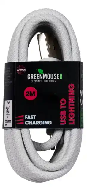 KABEL GREEN MOUSE USB-A TO LIGHTNING
