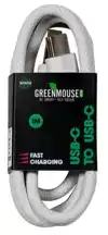 KABEL GREEN MOUSE USB-C TO USB-C DATA