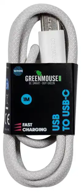 KABEL GREEN MOUSE USB-A TO USB-C DATA