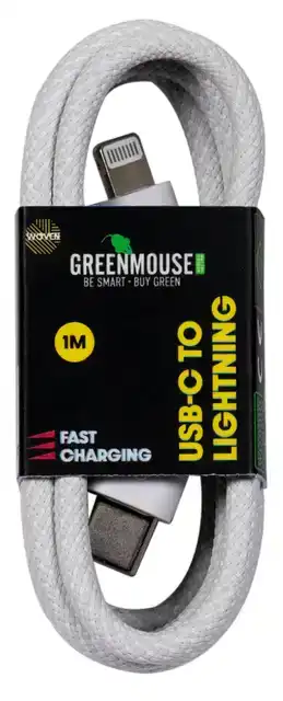 KABEL GREEN MOUSE USB-C TO LIGHTNING