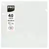 SERVET PRONAPPE 380X380MM 40 VEL WIT