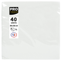 SERVET PRONAPPE 380X380MM 40 VEL WIT