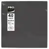 SERVET PRONAPPE 380X380MM 40 VEL ZWART