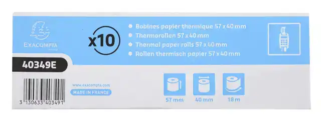 TELROL EXACOMPTA 57MMX18MX12MM