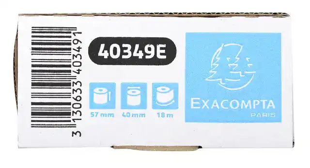 TELROL EXACOMPTA 57MMX18MX12MM