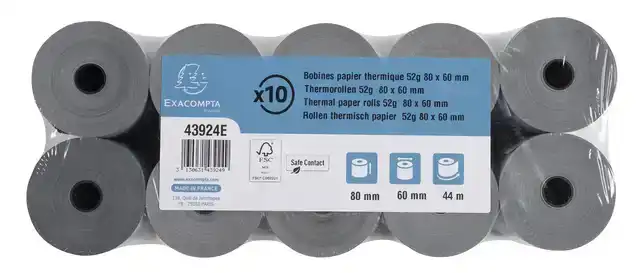 TELROL EXACOMPTA 80MMX44MX12MM