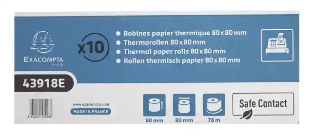 TELROL EXACOMPTA 80MMX76MX12MM