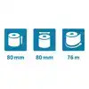 TELROL EXACOMPTA 80MMX76MX12MM