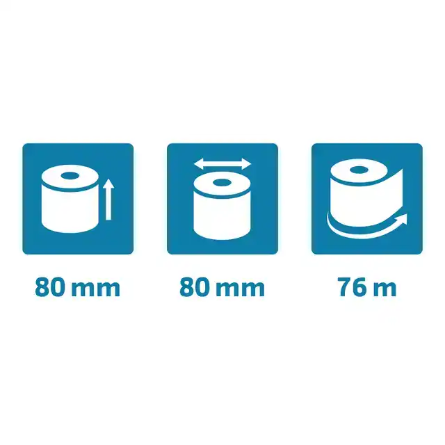 TELROL EXACOMPTA 80MMX76MX12MM