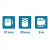 TELROL EXACOMPTA 57MMX9MX12MM