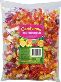 ZUURTJES CANDYMAN FRISSE FRUIT ZAK 1