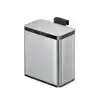 AFVALBAK EKO PURO KLEIN 7 LITER ZILVER
