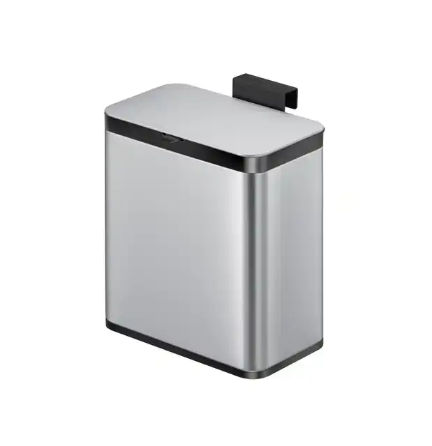 AFVALBAK EKO PURO KLEIN 7 LITER ZILVER