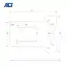 VESA MONTAGE PLAAT ACT VOOR AC7150