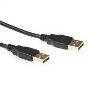 KABEL ACT USB 2.0 M-M ZWART 2 METER