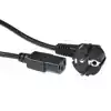 KABEL ACT STROOM C13 RECHT - CEE7/7